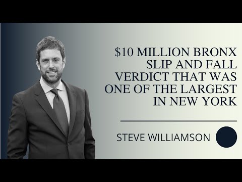 $10 Million Bronx Slip-and-Fall Verdict That Was One of The Largest In New York w/ Steve Williamson — for Listeners and attorneys interested in insights from Stephen Z. Williamson. (True Law Stories, Legal stories, Stephen Z. Williamson)