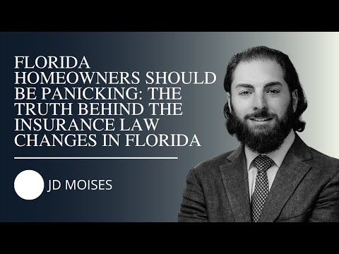 Florida Homeowners Should be Panicking: The Truth Behind the Insurance Law Changes in Florida — episode of True Law Stories featuring JD Moises